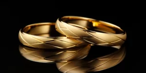 alianças de namoro de ouro