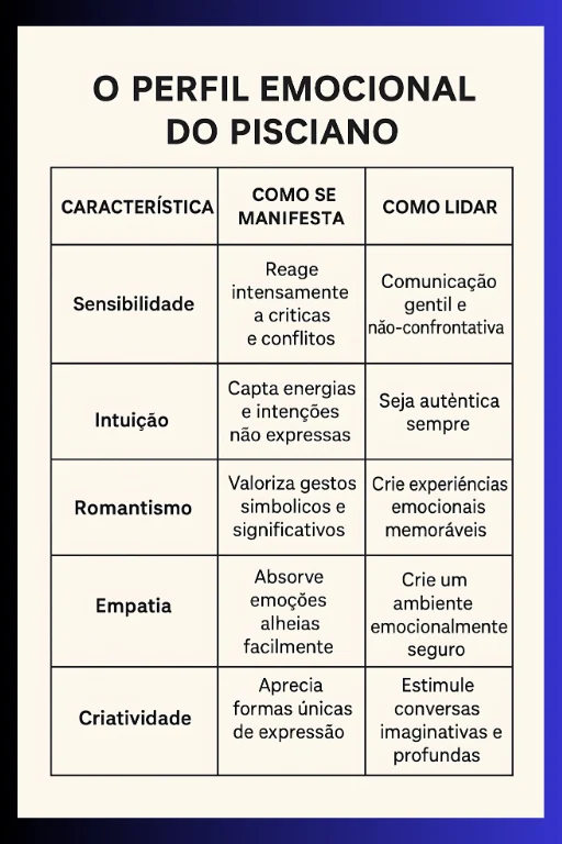 Perfil Emocional do Pisciano